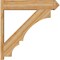 Ekena Millwork Balboa Rough Sawn Arts and Crafts Outlooker, Western Red Cedar, 8"W x 38"D x 38"H OUT08X38X38BOA03RWR - alternate 4
